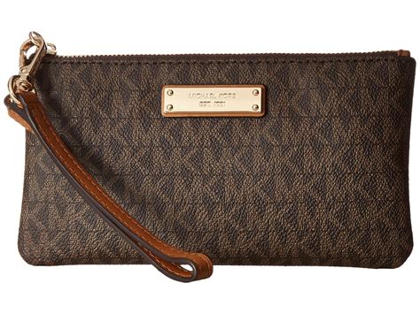 brown michael kors wristlet|michael kors wristlet cheap.